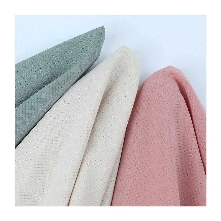 Factory Price 100D  92% Polyester 8% Spandex Perforated Four-Way Stretch Fabric for beach shorts