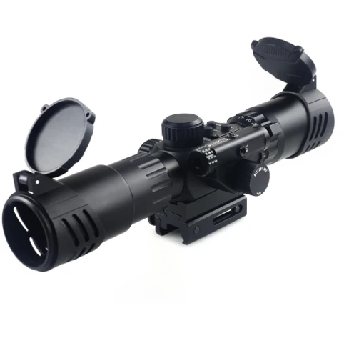 KANDAR 3.5-10x40 IR laser optic scope red laser sight for hunting