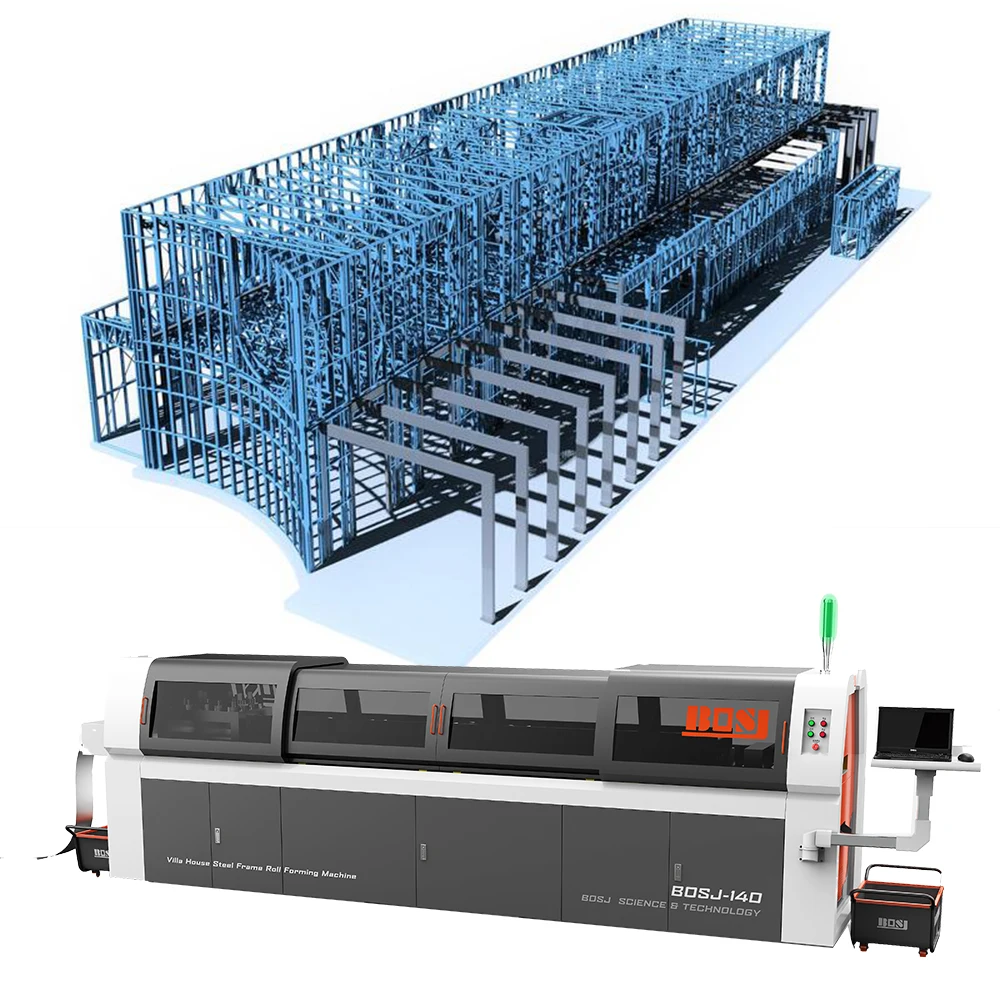 BIM Vertex Bd Software Lgs Machine Prefabricated Lightweight Steel Multistory Building Truss Roof Cfs C Shape Profile