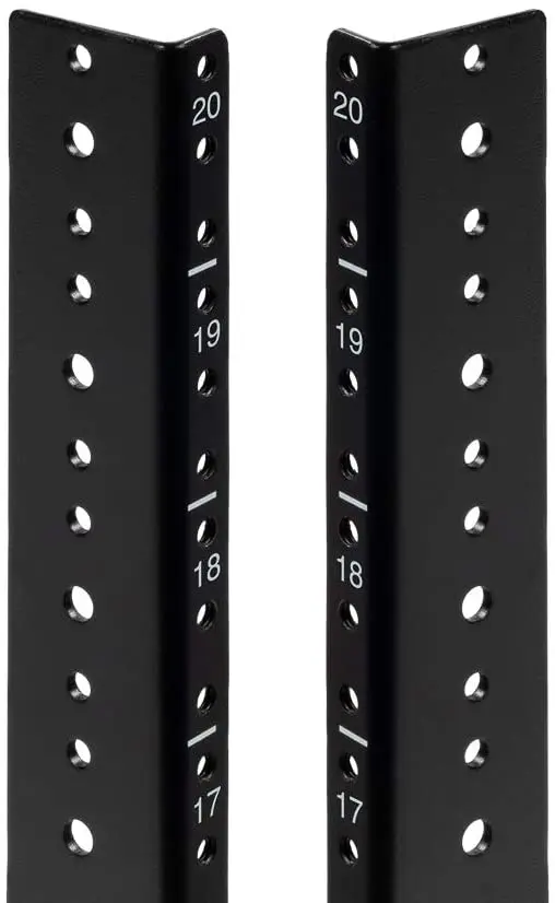 2U Vertical Rack Rails Kit Heavy Duty Server Rack Mount Rails