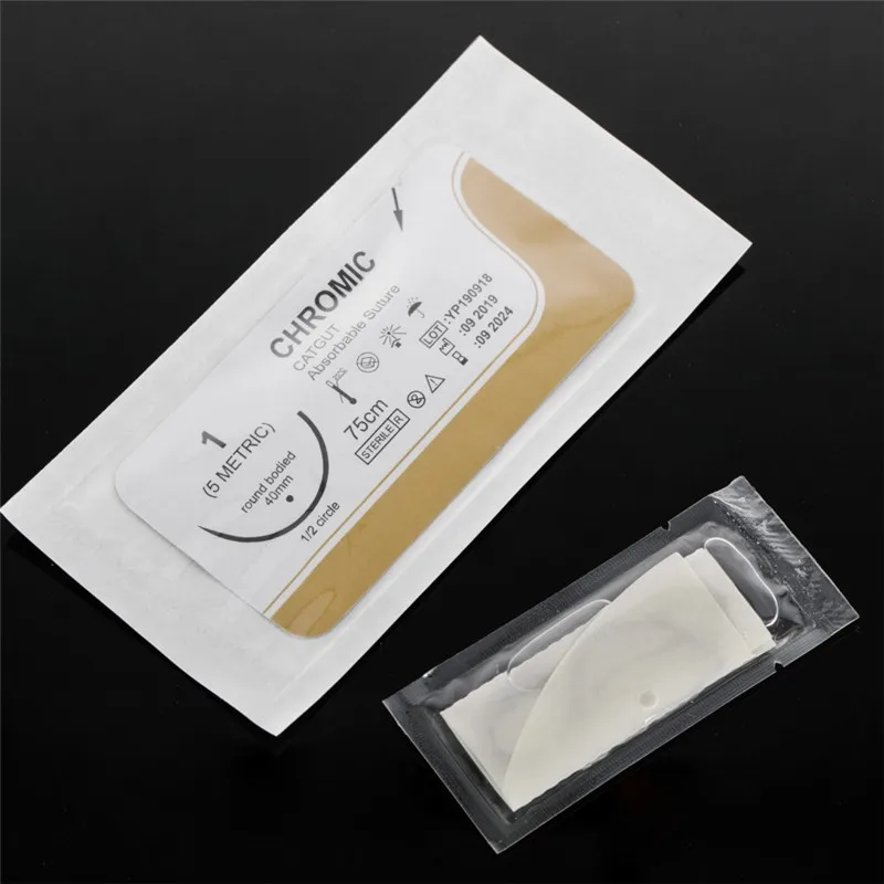
Disposable Medical Supply Sterile Surgical Suture with Needle for Hospital Use 