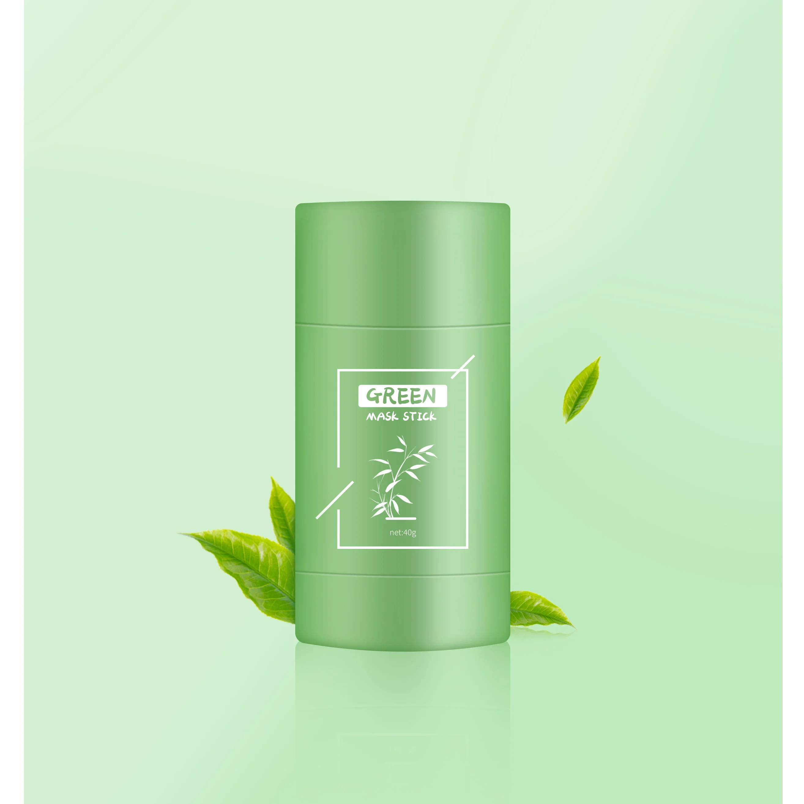 Beauty Skin Green Tea Stick Solid Cleansing Skin Face Mud Skin Care Lazy Facial Green Tea Mask Stick