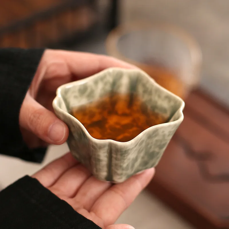 100ML Japanese Style Ceramic Clay Tea Service Arabic Espresso Coffee Cup Chinese Kung Fu Tea Water Cups