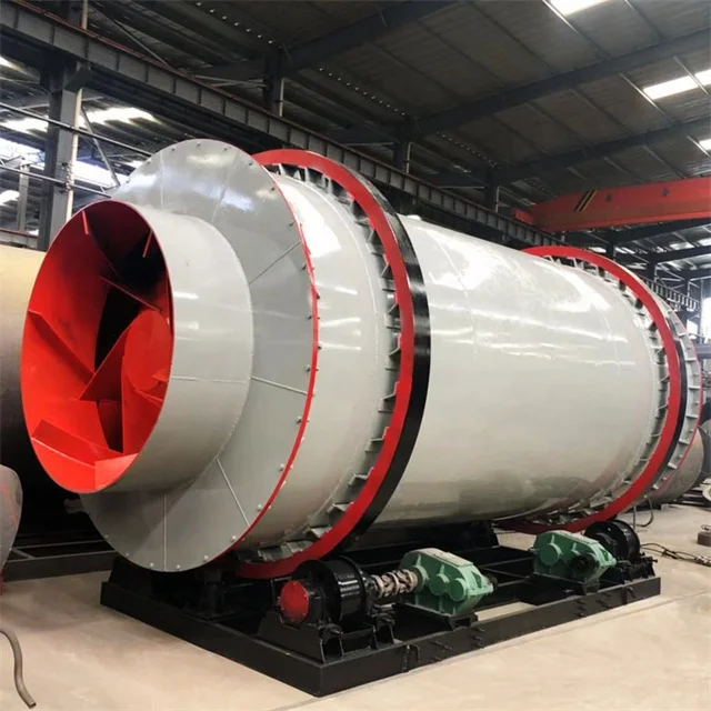 High Quality Single Cylinder Biomass Waste Rotary Drum Dryer Biomass Wood Chip Dryer
