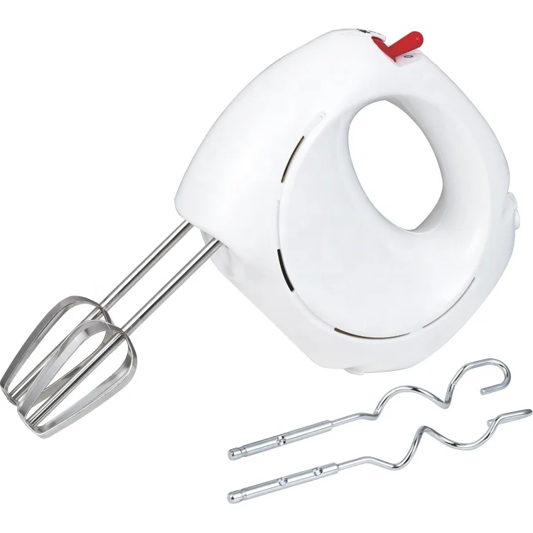One speed control electric plastic home usage egg cake hand mixer