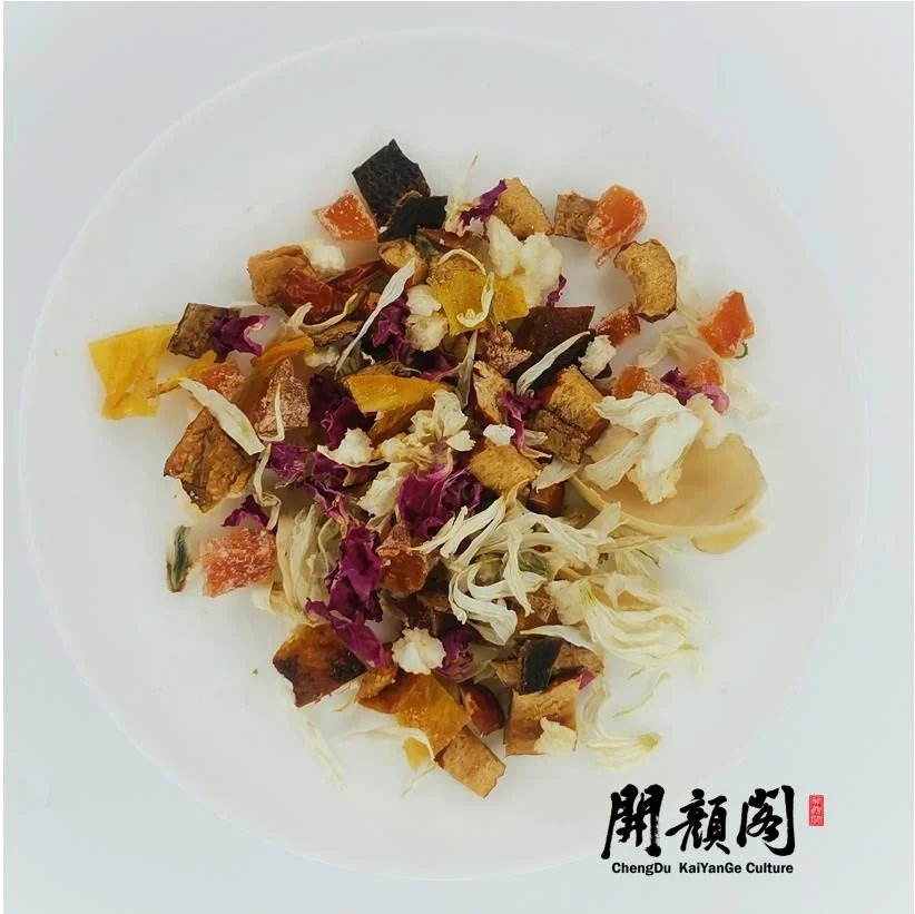 Factory wholesale Dried Fruit Tea Blends Custom Logo OEM ODM Loose Leaf Flavored Tea Private Label Dried Herbal Fruit Tea Blends