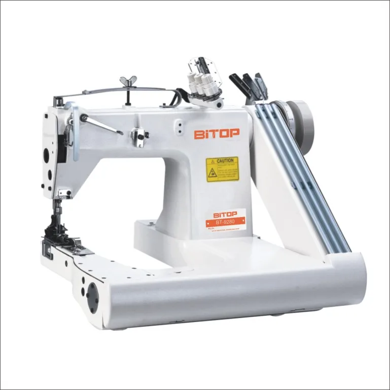 Two and three needle feed off the arm sewing machine with puller for shirts jeans