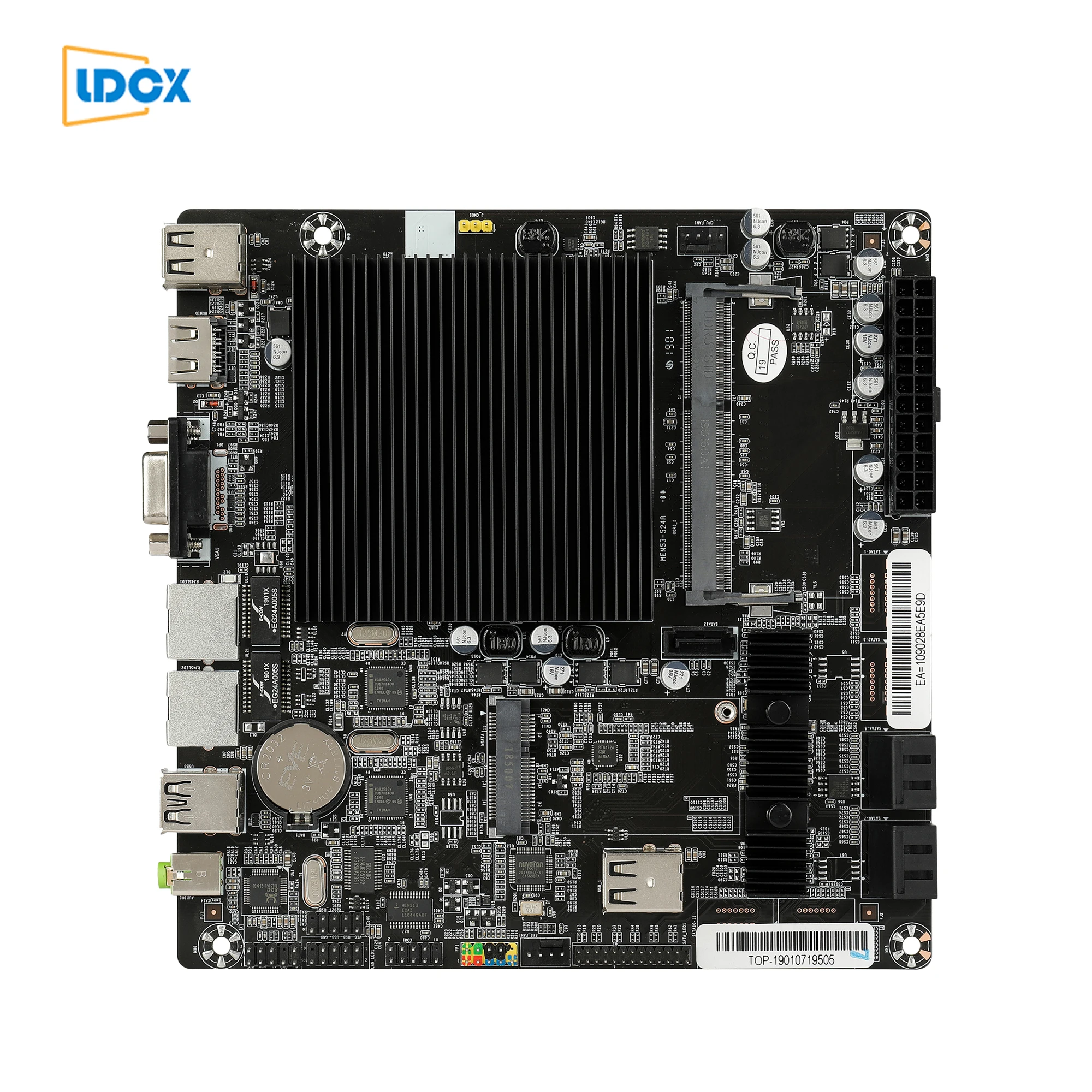 Материнская плата для компьютера LDCX J1900 quad core multi SATA dual network Mini ITX
