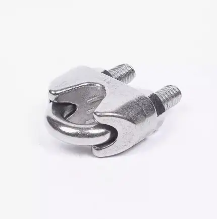 Factory Supply Steel wire rope clamps DIN 1142 Grade 316 Stainless steel U-shaped locking clips