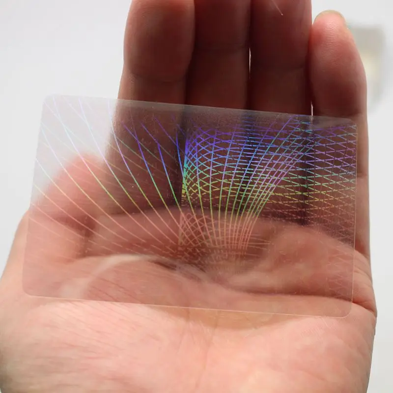 3D Lenticular Effect With Transparent Hologram Stickers