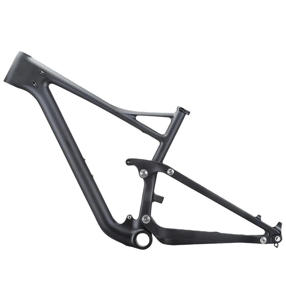 Customized Thru Axle 12*148MM MTB Carbon Frame DH Ultralight Full Suspension Mountain Bike Frame