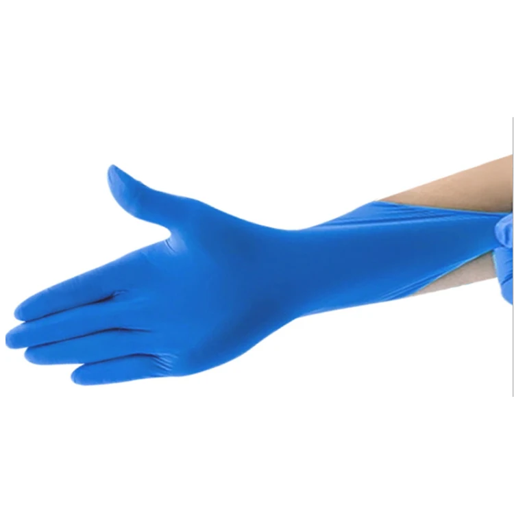 Powder Free Nitrile Gloves Blue Nitrile Gloves Food Household Disposable Nitrile Gloves