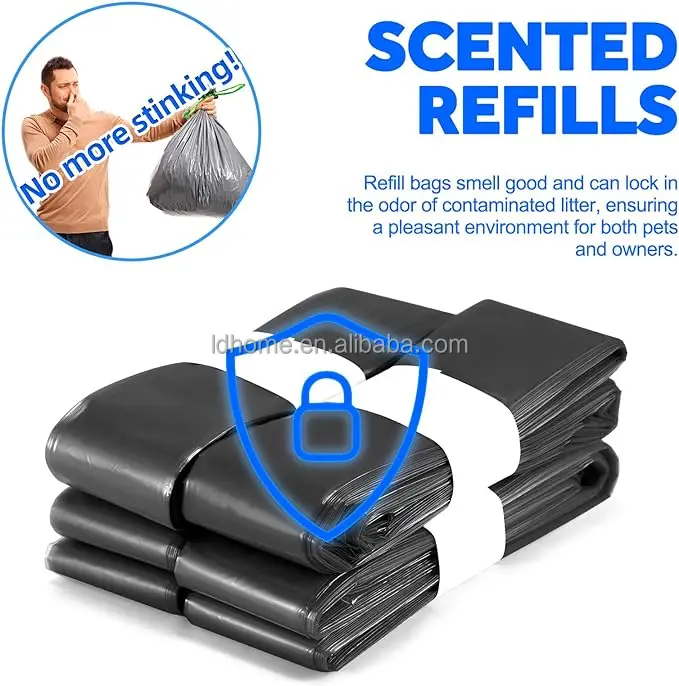 Smart Waste Bins Automatic Self Seal Trash Sensor Dustbin Automatic Smart Waste Bins Bags