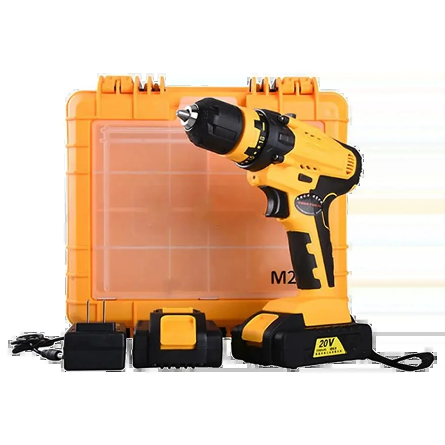 Convenient to use cordless drill tool set auto rechargeable drill 21v cordless drill battery pack bor listrik