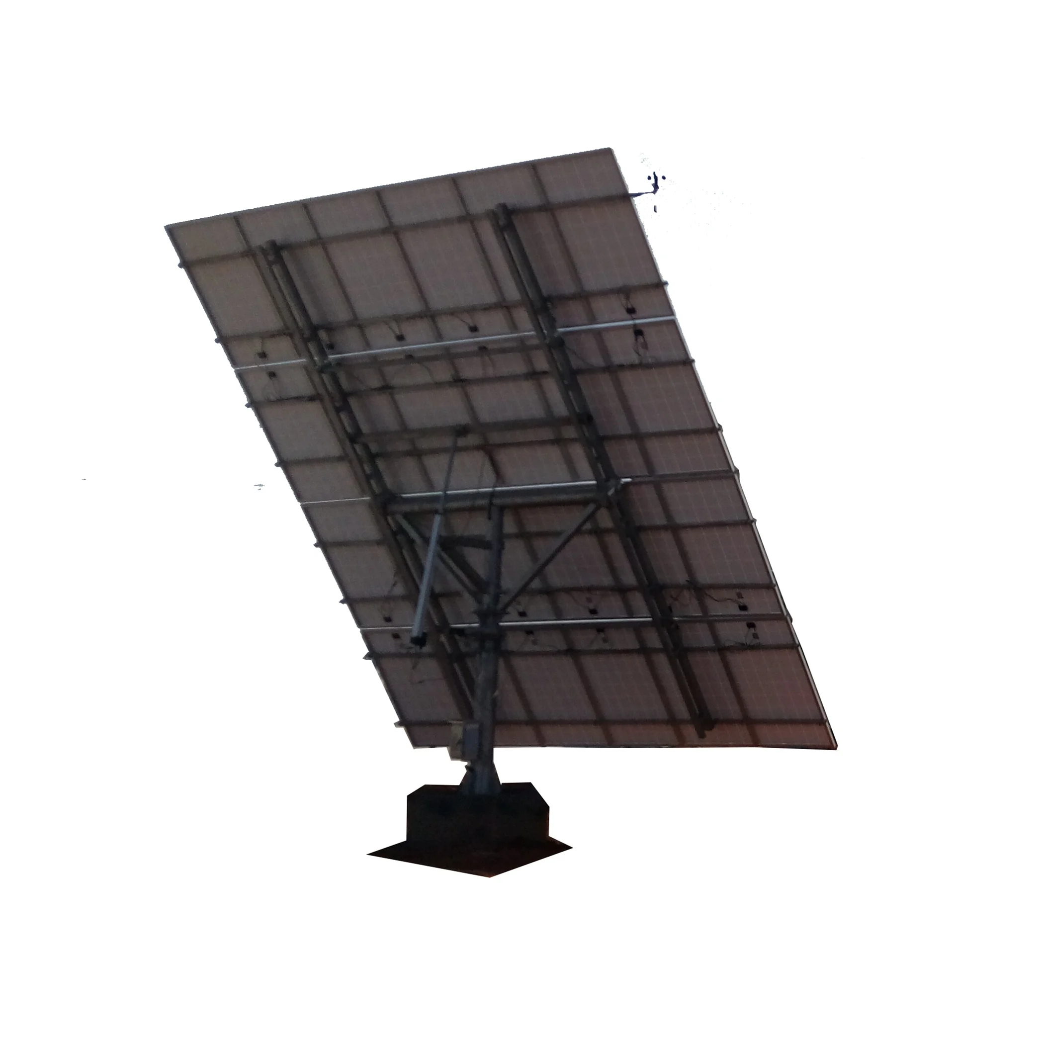 7.5kw Power generation dual 2 axis tracker solar tracking system sun  photovoltaic solar panel  pv system
