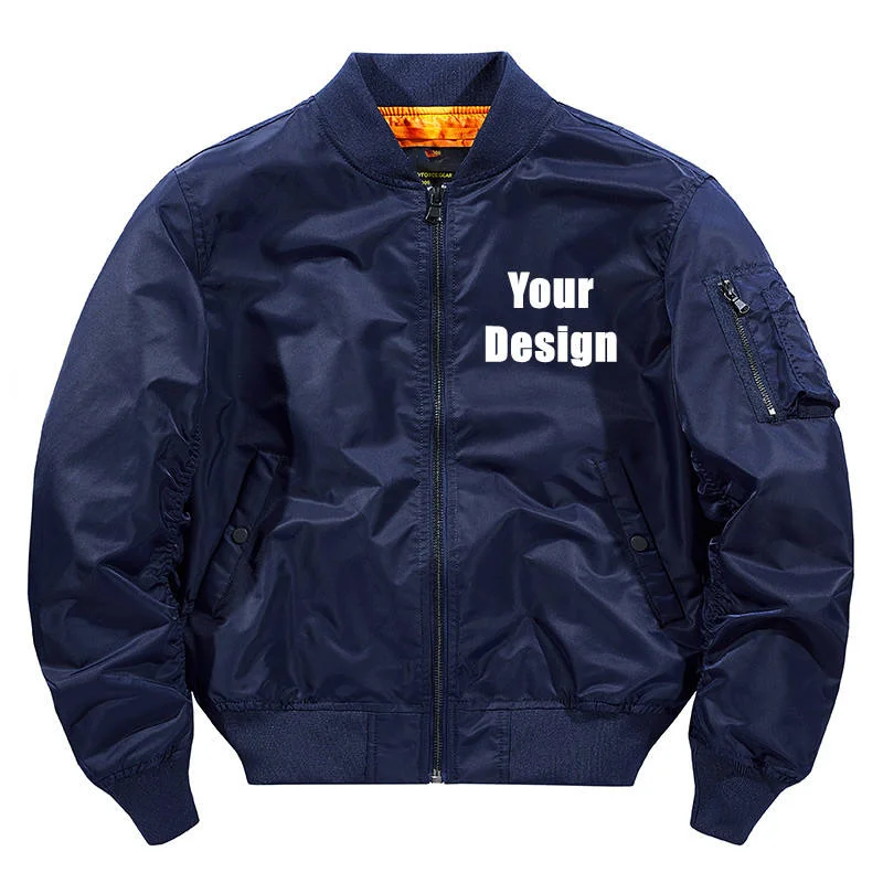Warmth Redefined OEM Customized Mens Velvet Pilot Jacket Thickened Comfort Mens Jacket