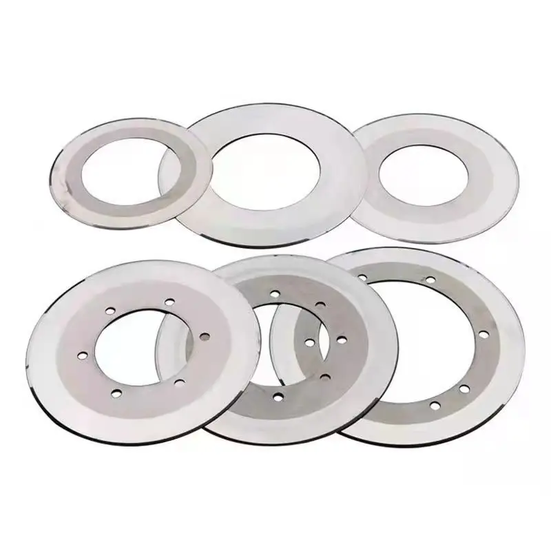 Round Blade For Rolling Paper Blade Vcut Board Cutter Knife Disc Slitting Plastic Film Cloth Disc Blade