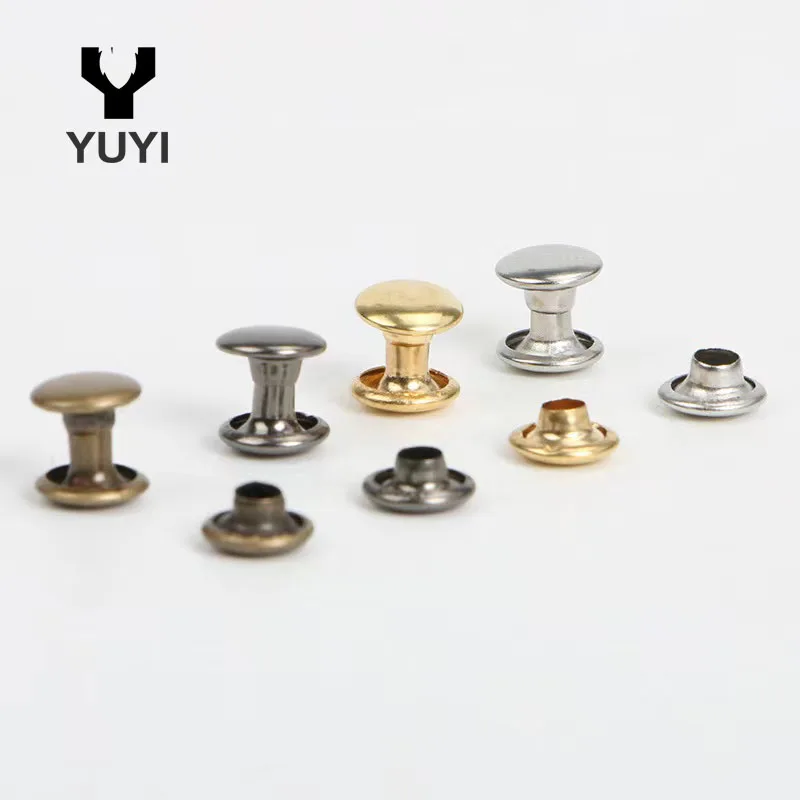 Wholesale cheap double head rivet for clothing shoes and bags