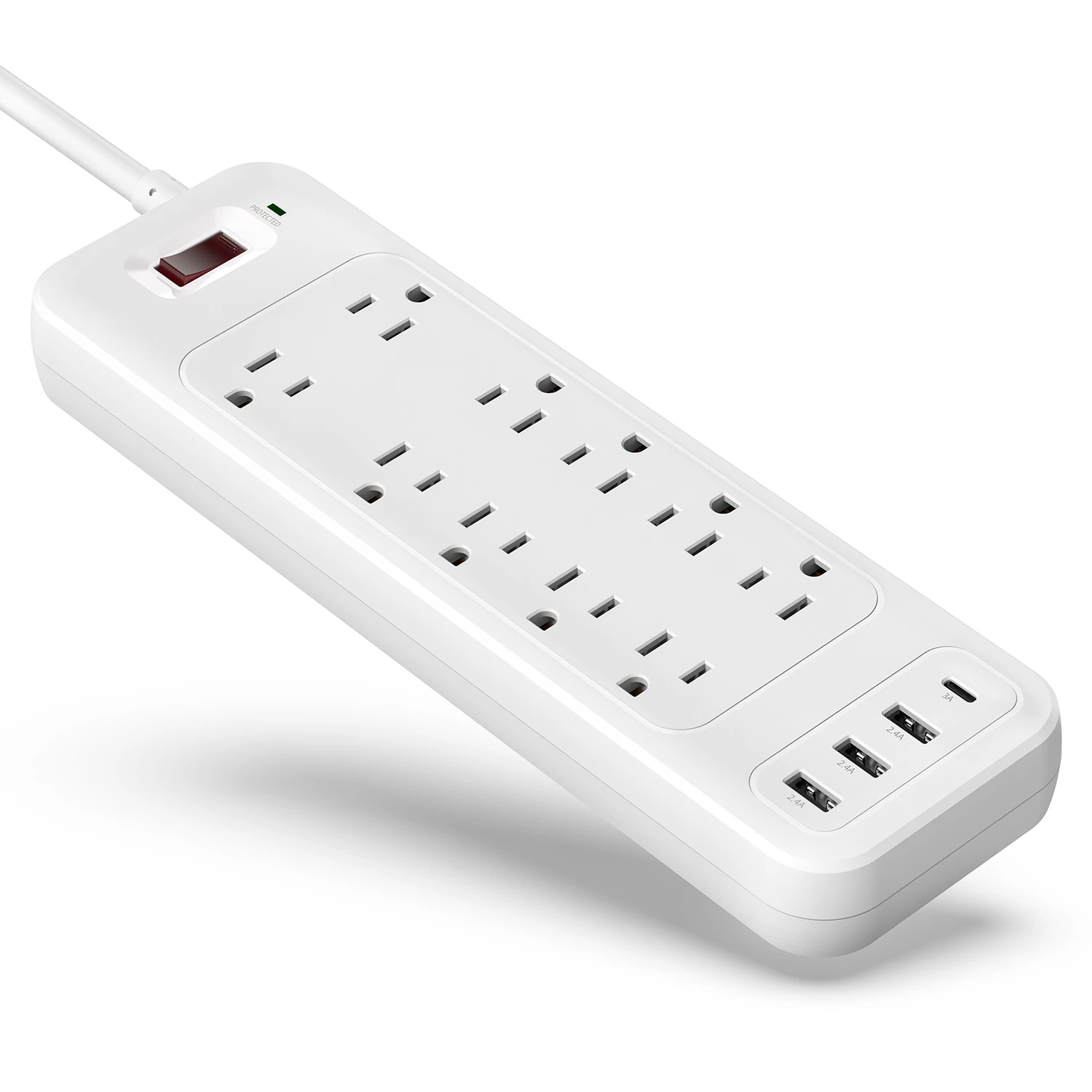 Удлинитель с USB 10 розетки удлинитель Кабель разъемом usb типа c на выходе для головок Мульти