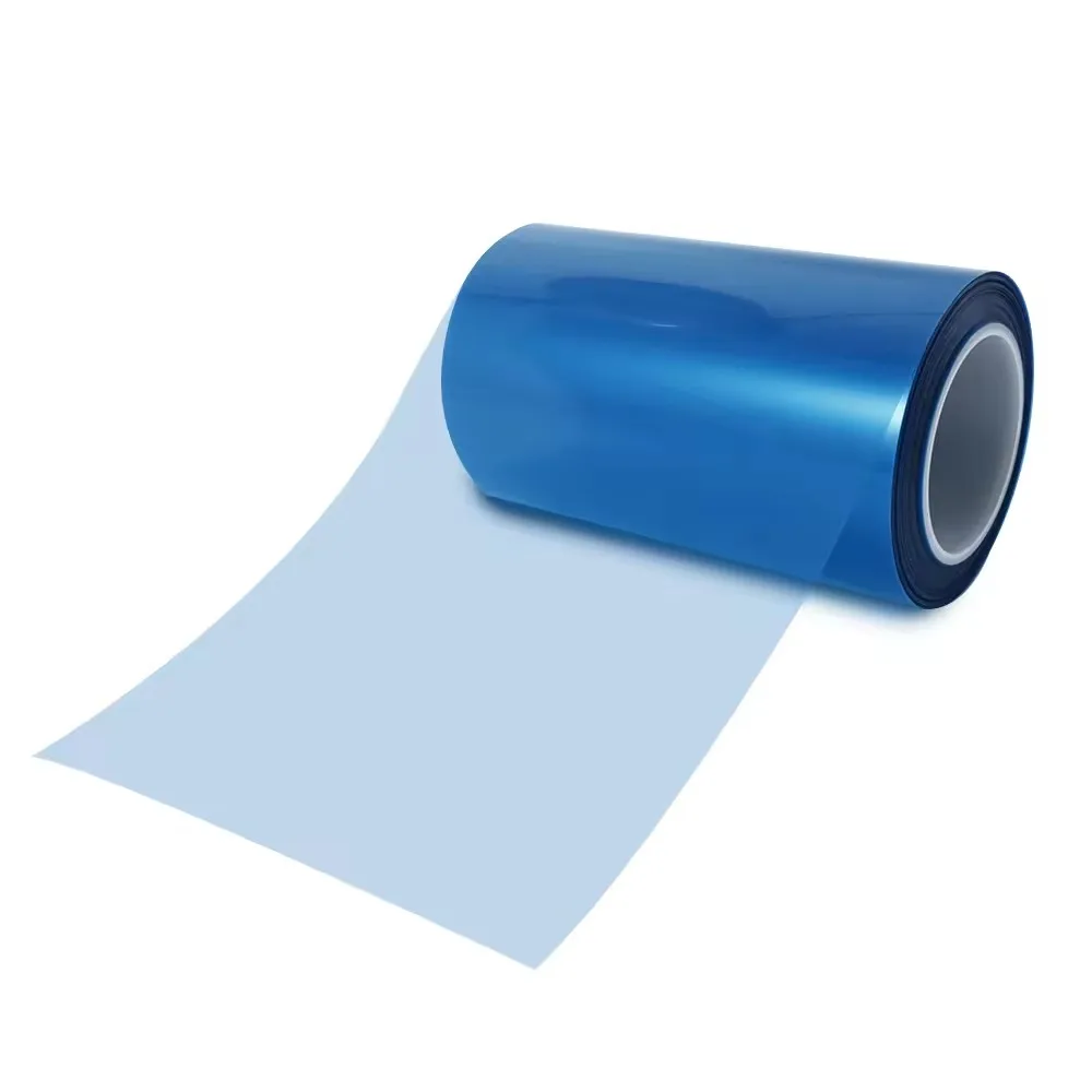 Factory Wholesale Transparent PET Silicone  Release Film For Silk Screen Printing Super Matte  Film for Hot Melt Adhesive Powder