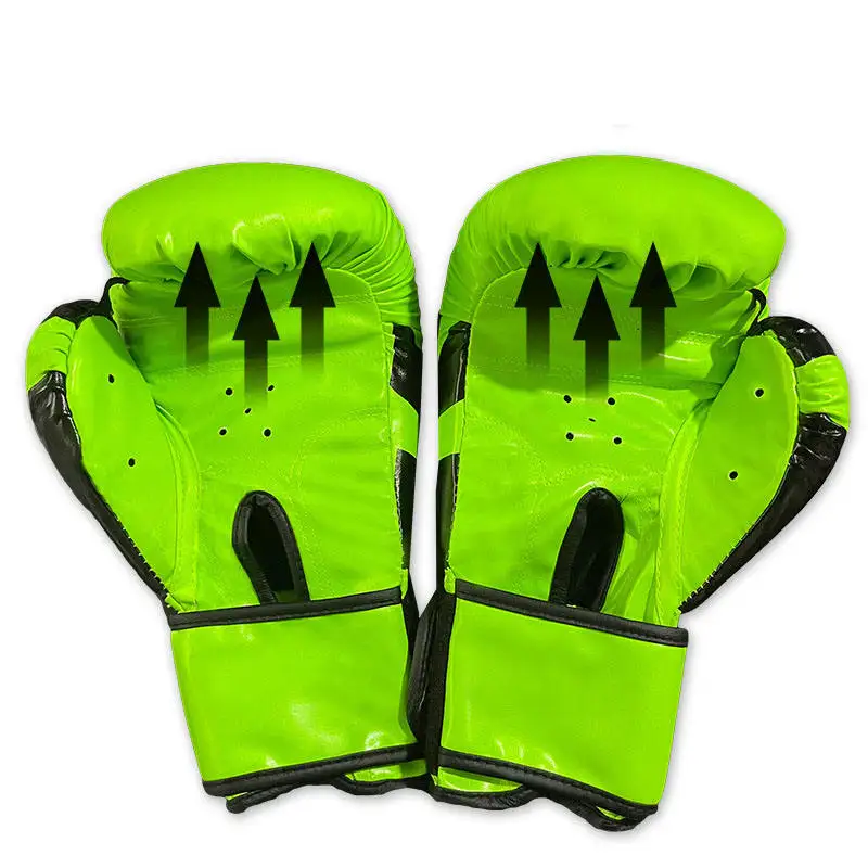 Custom Design Boxing Training Gloves Gym Training Leather Boxing Gloves