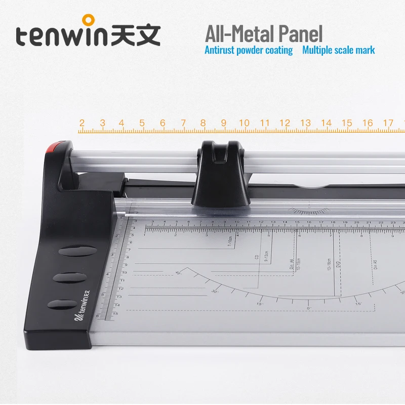 Tenwin T34002-A3 ручной резак для бумаги триммер Прямой отвал офисной карты этикетки фото