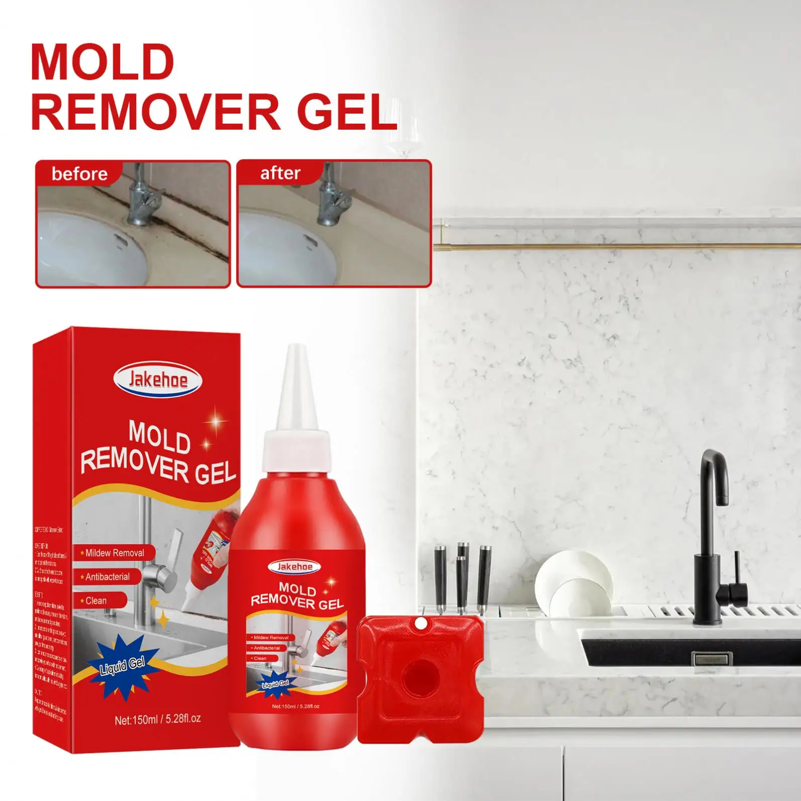 Jakehoe Hot Sell Effective Mildew Remover Cleaner Mildew Active Spray Removing Tile Mold Mildew Bathroom Cleaner Spray