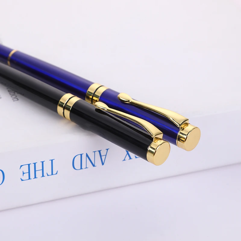 Brand Roller Pen Office Supplies Quality Ballpoint Pen Luxury Fashion Advertising Souvenir Can Print Logo Metal Neutral Pen