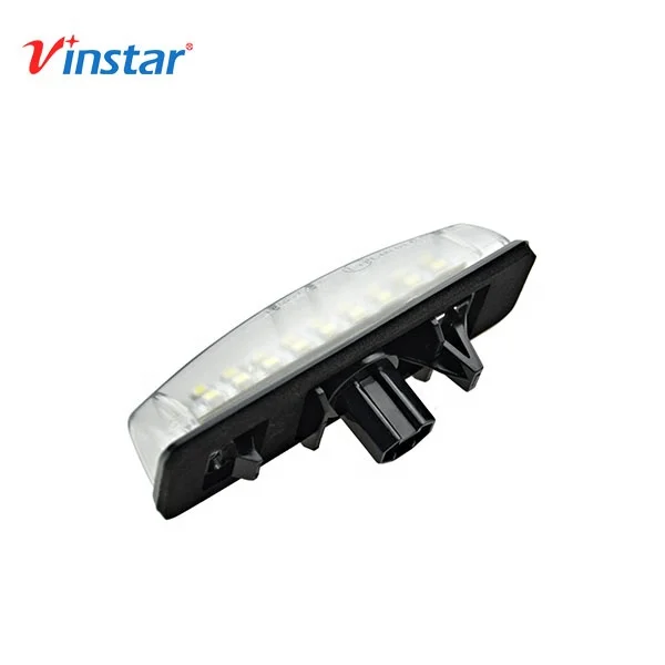 Vinstar Hot Selling E4 12V White LED License Number Plate Lamp For Toyota Camry Aurion ACV40 GSV40 Avensis Verso