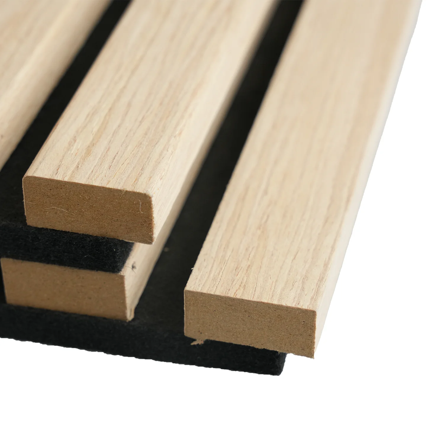 Hanghe Wood And Polyester Acoustical Wall Decor Soundproof Board Slat Acoustic Panel for Function Room