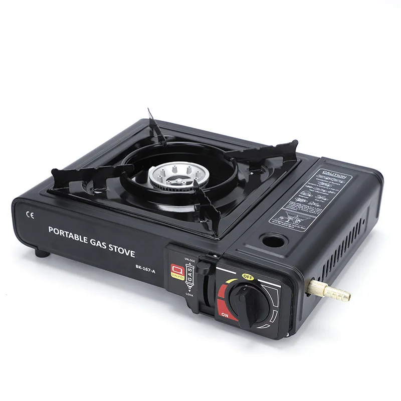 Factory Wholesale Mini Tourist Gas Stove Burner Outdoor Portable Cassette Furnace Camping Kitchen Cooker Camping Gas Stove