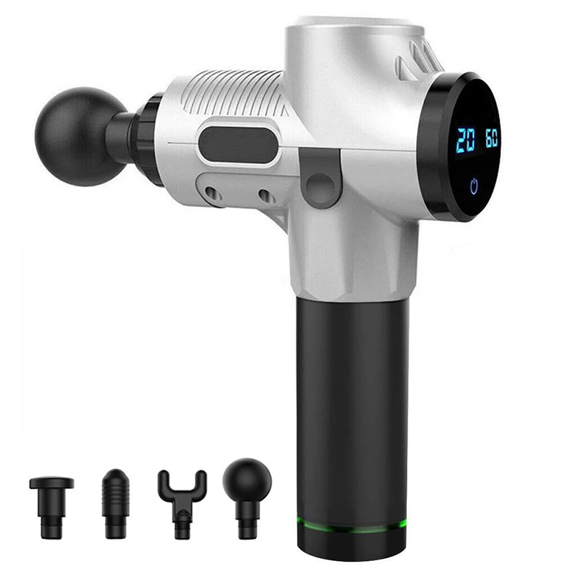 Handheld 30 Speed Deep Tissue Percussion Muscle Massage Gun Rechargeable Body Vibration