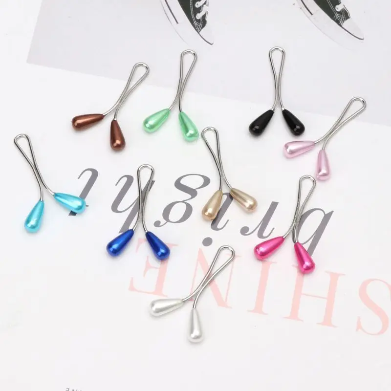 Hot Sale Muslim Faux Pearl Scarf Clips U Shaped Hijab Pins for Women Wedding Dress Decorative