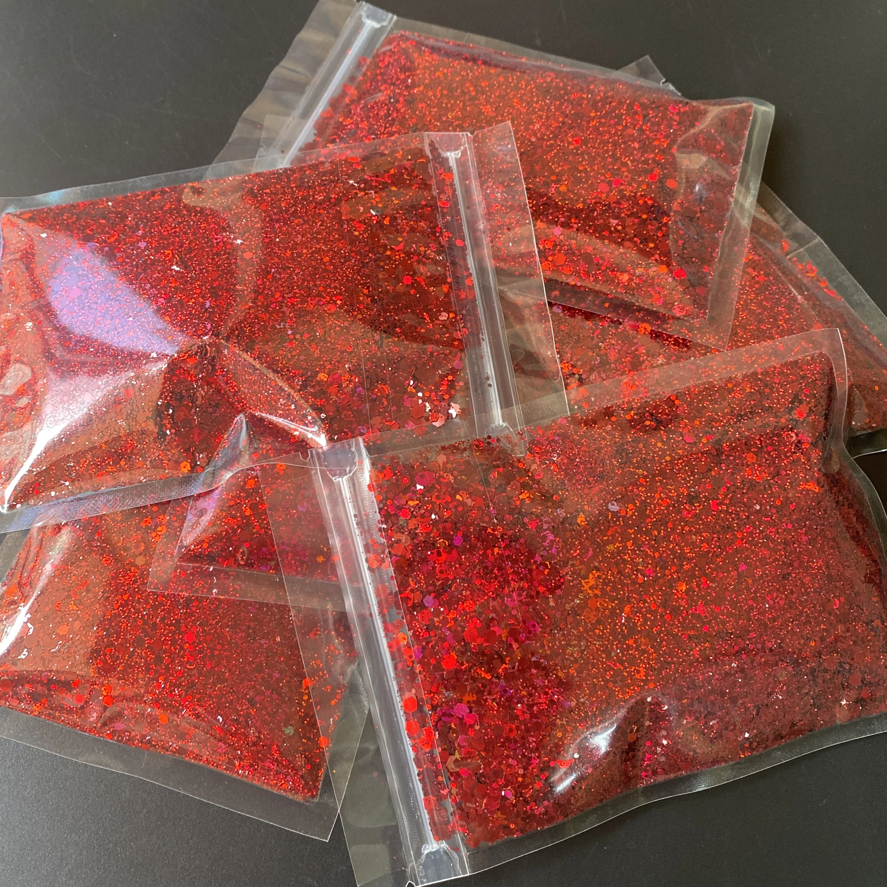 Bulk Polyester Red Glitter Wholesale Eco-Friendly Paint Printing Craft Glitter