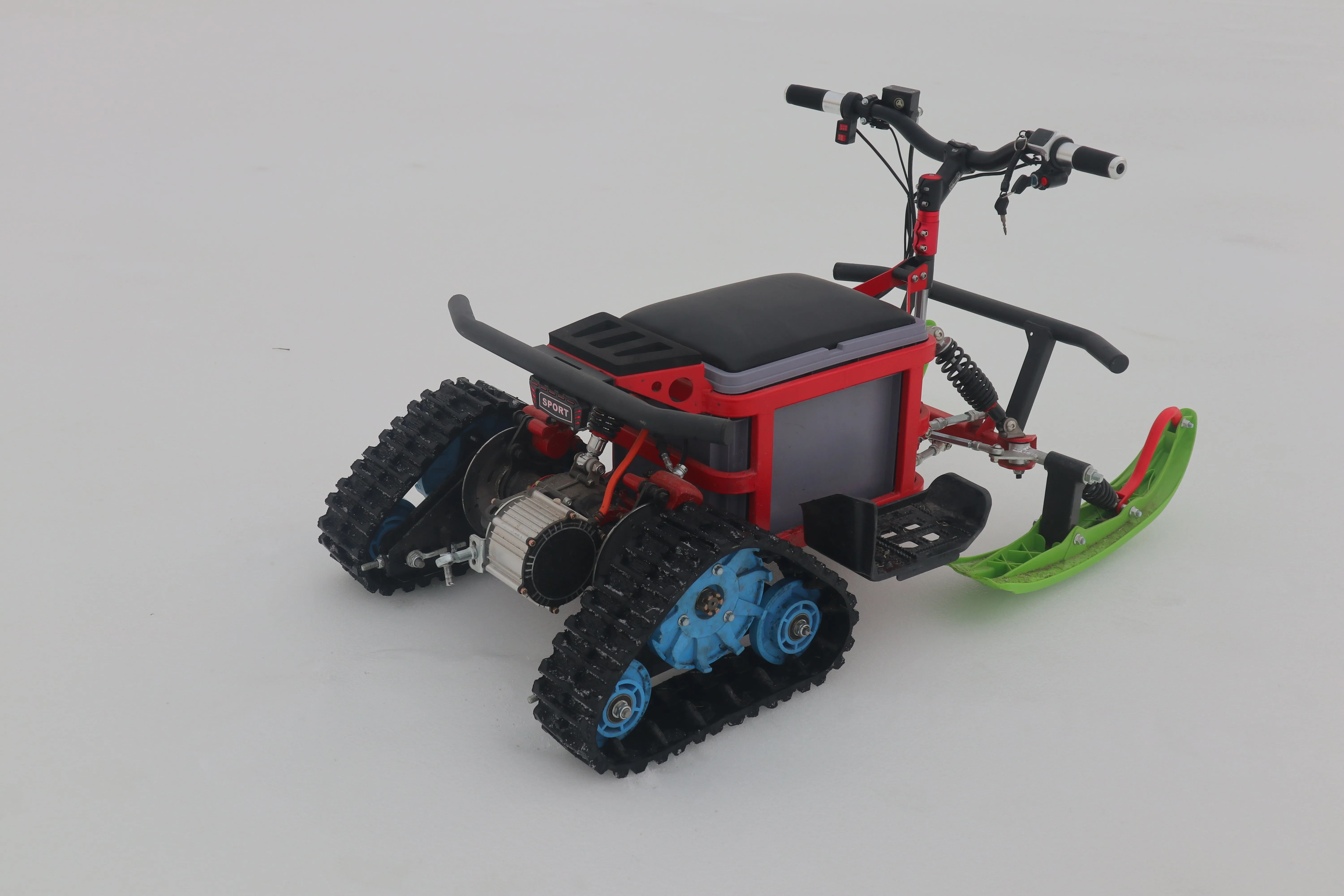 Hot Selling China Adult Four-Wheel Reverse Snowmobiles Mountain Style Electric Motorcycle Sledges with 4 Stroke Engine