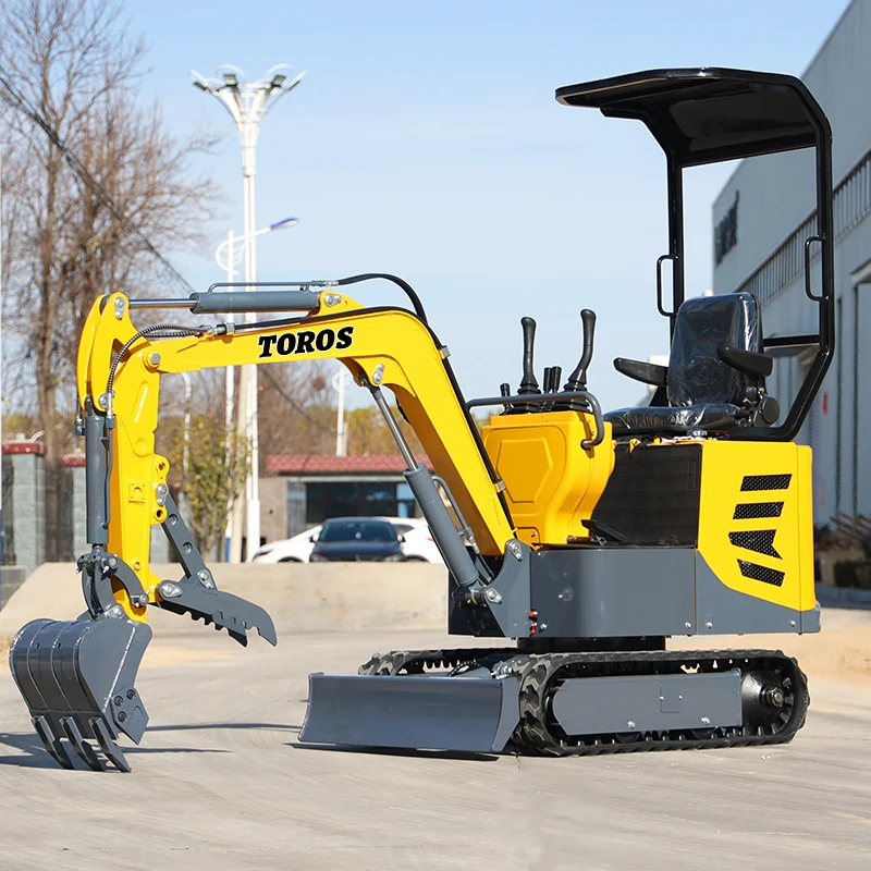 Factory Price 1ton Crawler Small Digger Multifunctional Farm Garden Mini Escavatore Fast Delivery Epa Diesel Engine Excavator