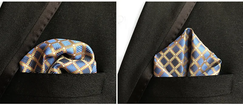 25cm Pocket Square Rayon Silk Print Mens Hanky Polka Dot Floral Paisley Handkerchief Fashion Classic Wedding Party Pocket Square