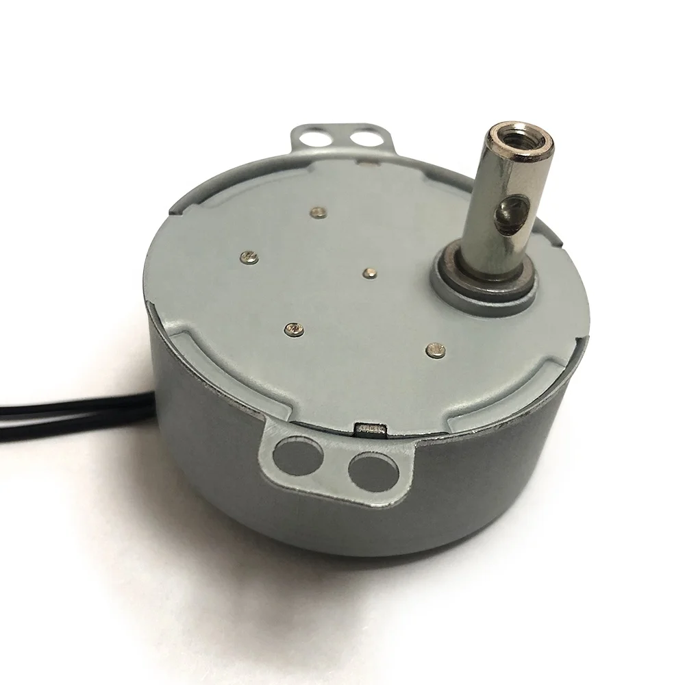 Sijiatech AC 12V 24V 110V 220V 4w gear box ac motor micro Synchronous motor 2.5/3 rpm