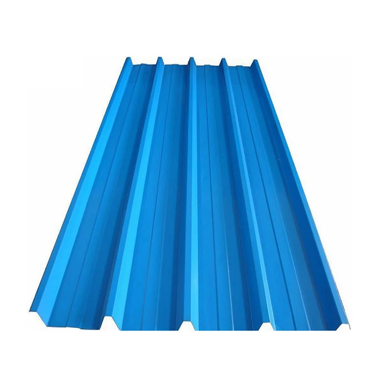 Zinc Coating 34 Gauge Color Coated Galvanized Corrugated Steel Roofing Sheet