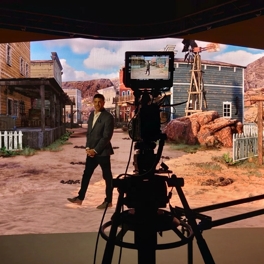 7680hz P2.6 Filming Studio Background Shooting Display Screen 360 Degrees photo booth Led Video Wall