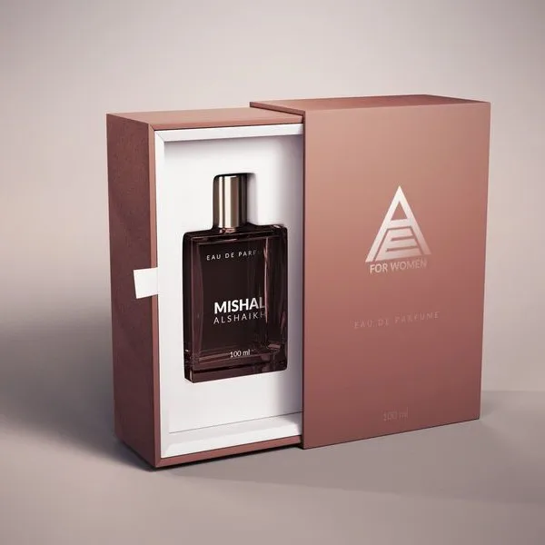 Wholesale Luxury Cosmetics Perfume Bottle Packaging Boxes Custom Paper Drawer Perfume Gift Box With Logo Print