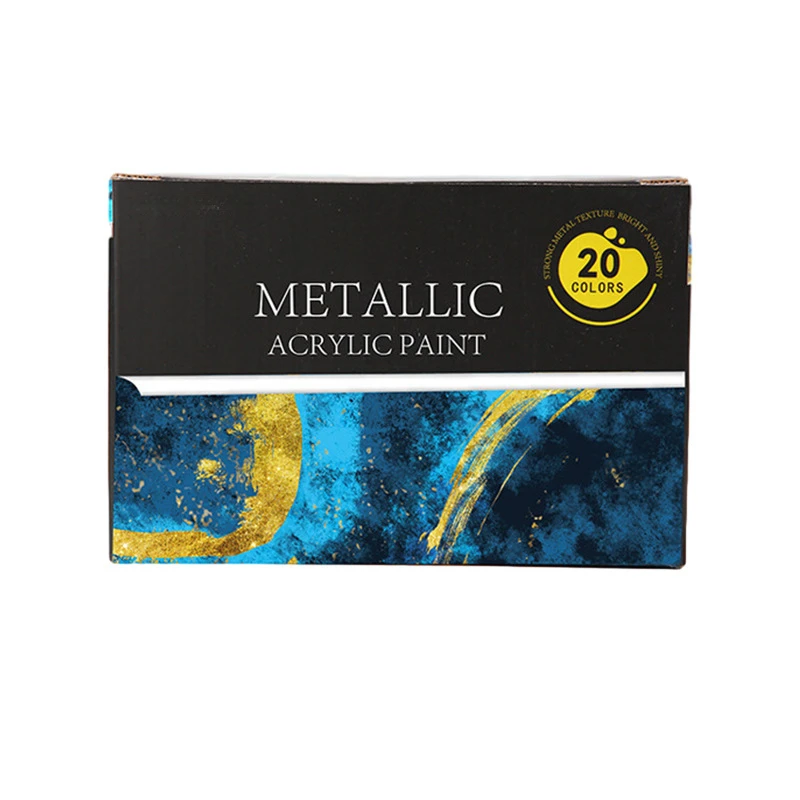 Metal Fluid Acrylic Paint 60ML Fluid Bear Paint Painting Paint DIY