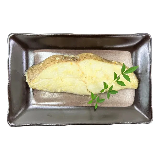 Delicious White Miso Sauce Greenland Halibut Fish Pickle Japan Food Seafood