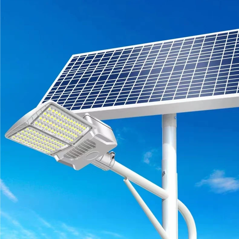 High power solar street light no wiring 500w 1000w suppliers street lights automatic solar cleaning outdoor waterproof