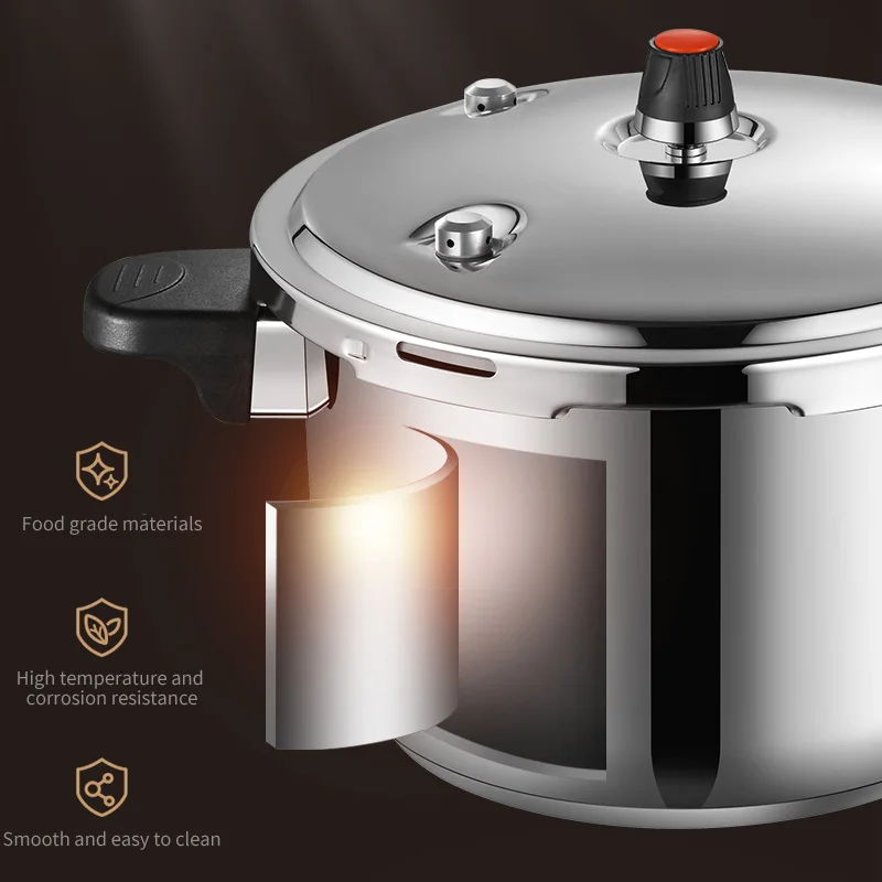 Liantong Factory Commercial Multi functional Fast Cooking Stainless Steel 201 304 Gas Induction Pressure