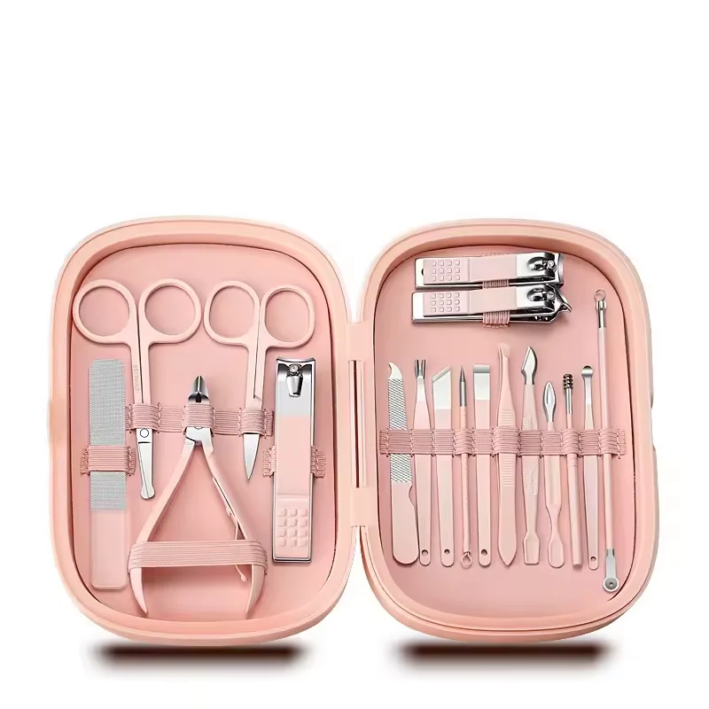 Black nail clippers manicure set high quality stainless steel nail clippers pedicure tool Professional nail clippers set