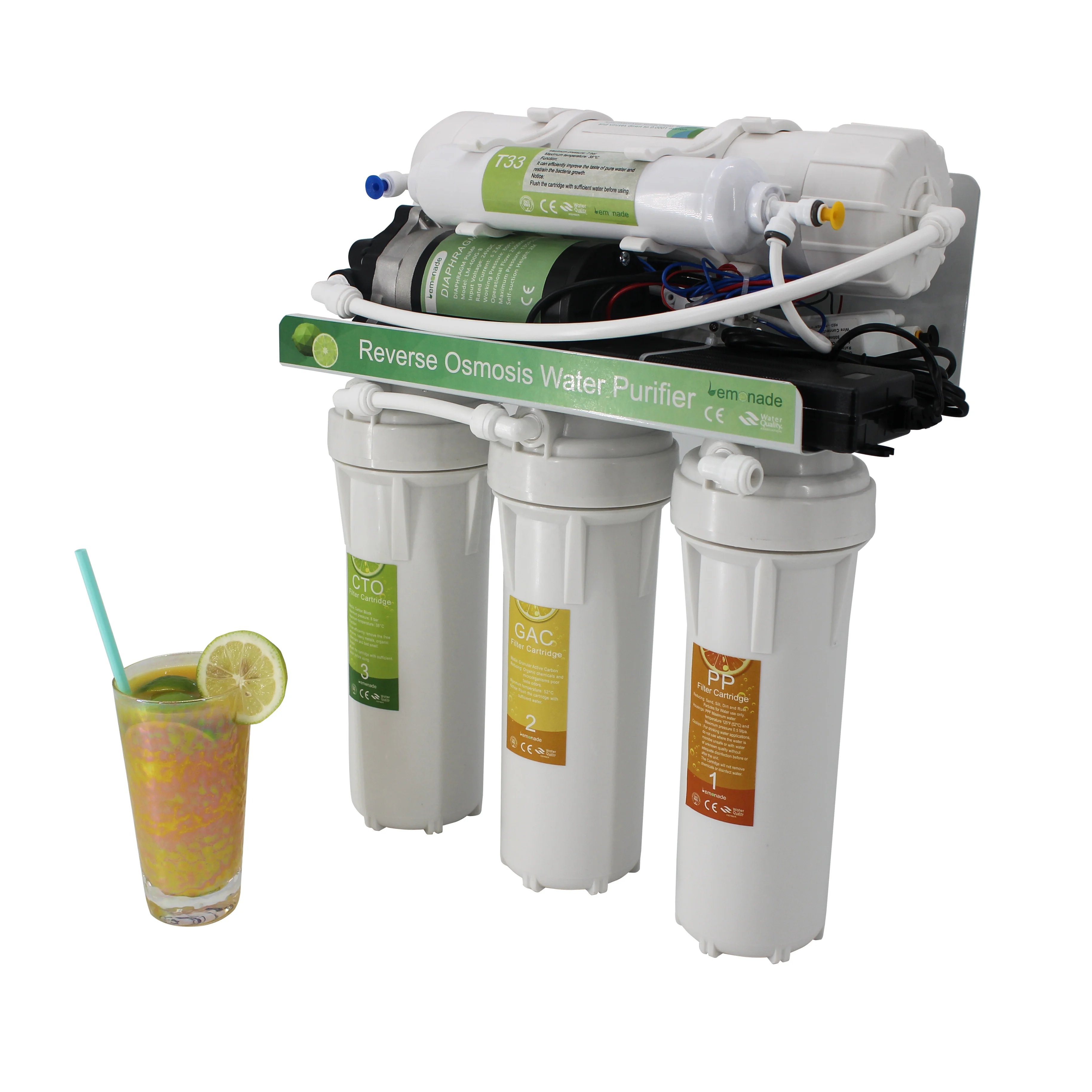 Classic High quality Home Kitchen 400G 5-Stage Auto-flush RO Water Purifier under sink