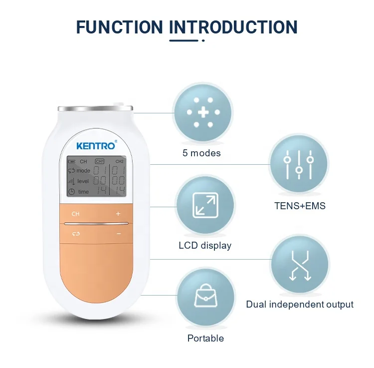 Electrode Stimulator Mini Tens Unit Relief Joint Pain Treatments Electronic Massager Muscle Stimulator