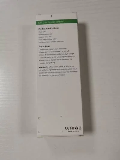 2025 Premium Airplane Bluetooth 5.3 Adapter 3.5mm AUX Jack Wireless Audio Transmitter receiver for Planes, Airline, Travel, TV