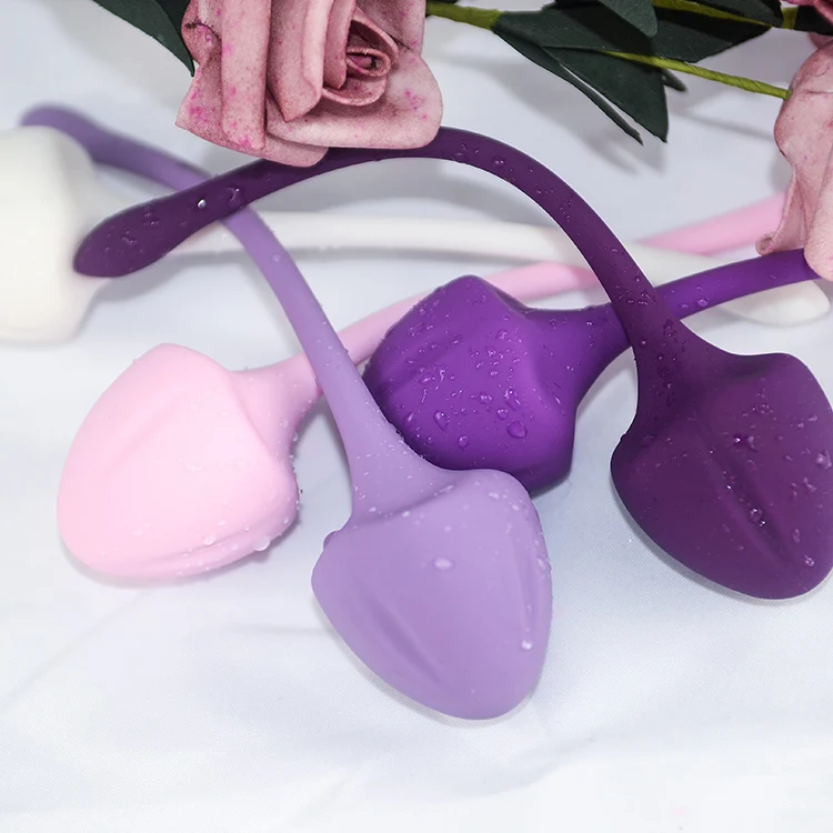 Soft Silicone Pelvic Floor Exerciser Kegel Balls Vaginal Tightening Silicone Kegel Balls